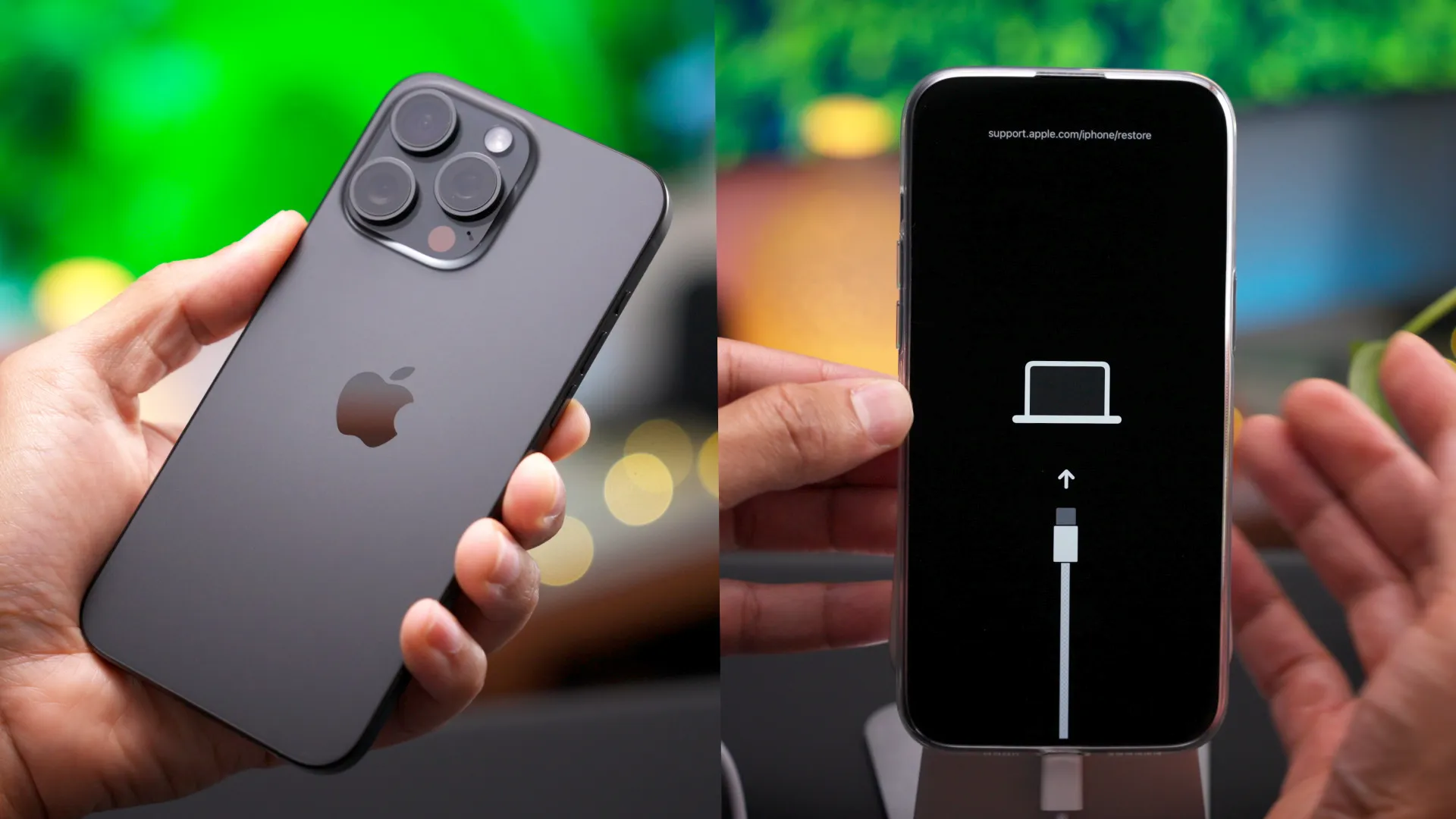 아이폰16 초기화 전 아이튠즈 또는 Finder 백업 준비 화면