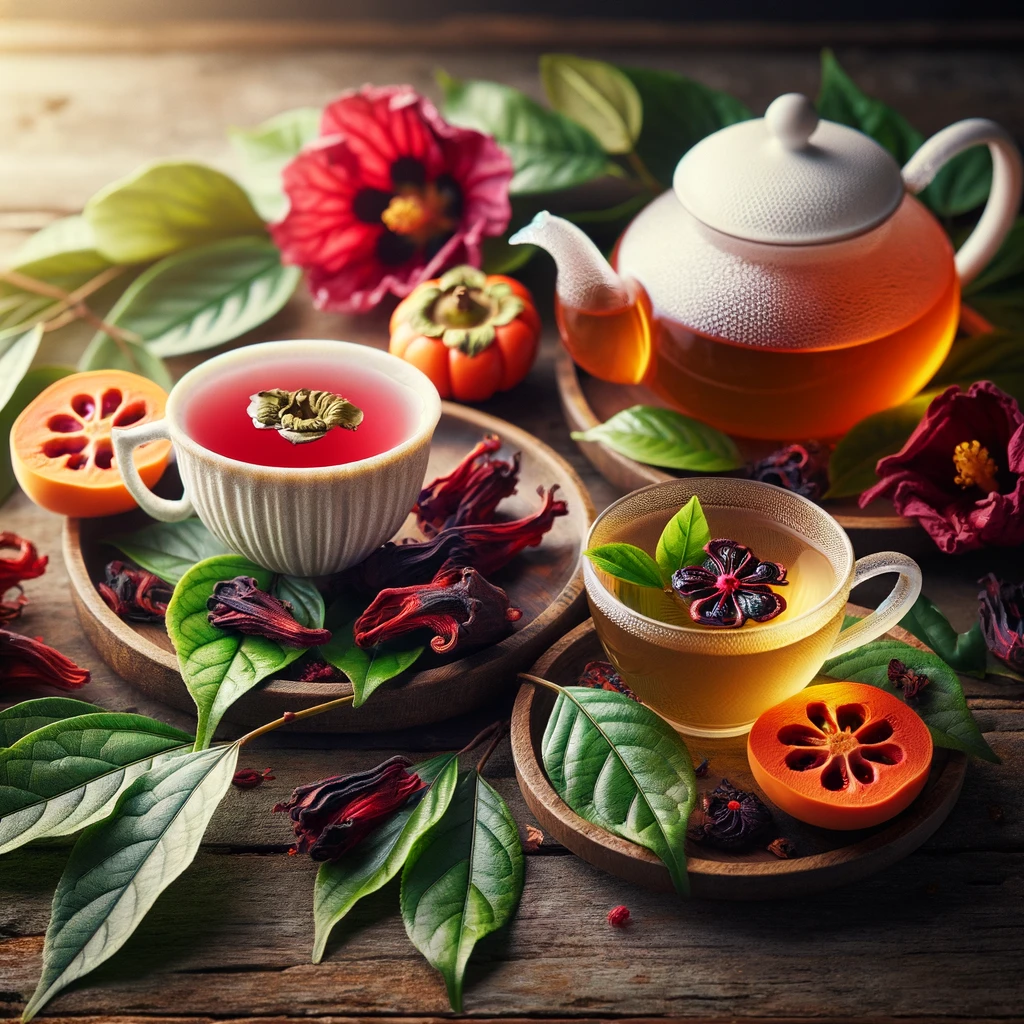 감잎차, 히비스커스 티