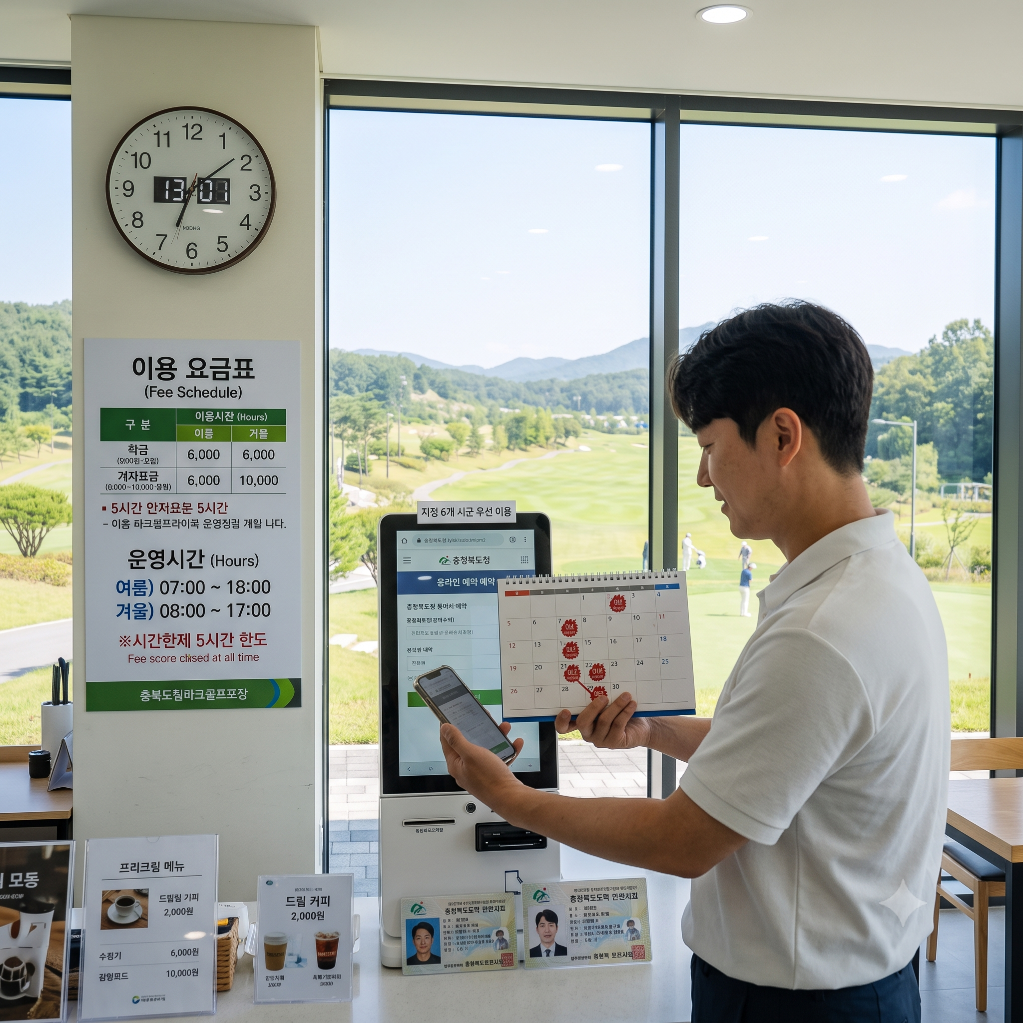 45홀 고지대 신상 구장, 충북도립파크골프장 이용꿀팁 총정리 (위치, 코스, 이용시간, 요금, 예약방법 등)