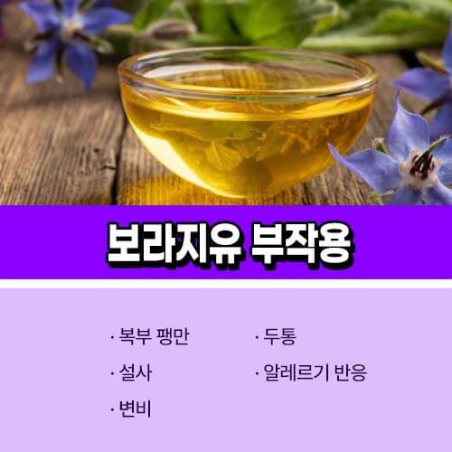 보라지오일 부작용