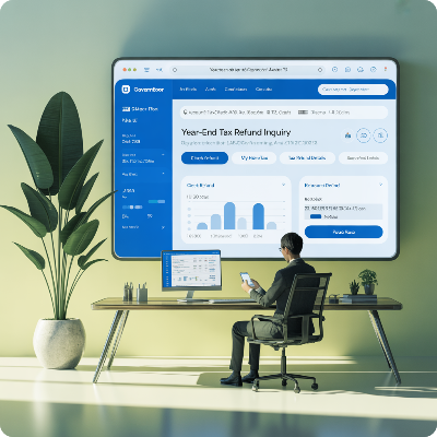 연말정산 환급금 조회 이미지