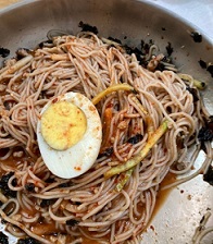 비빔막국수