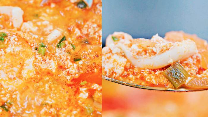 KBS 편스토랑 진서연 저탄수 저당 고추장 순두부찌개 레시피 만드는 방법 소개