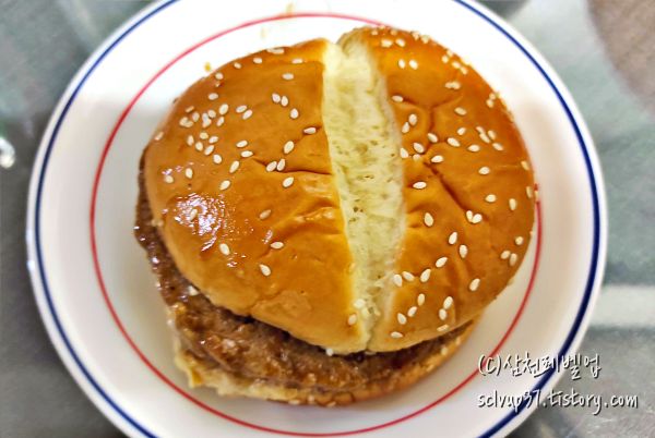 GS25 지에스 편의점 빅사이즈 불고기버거 실물