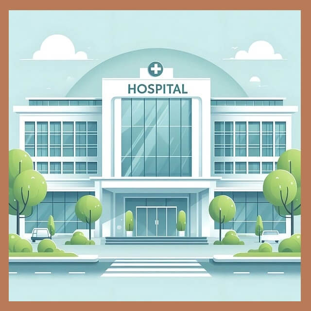 병원-건물-일러스트