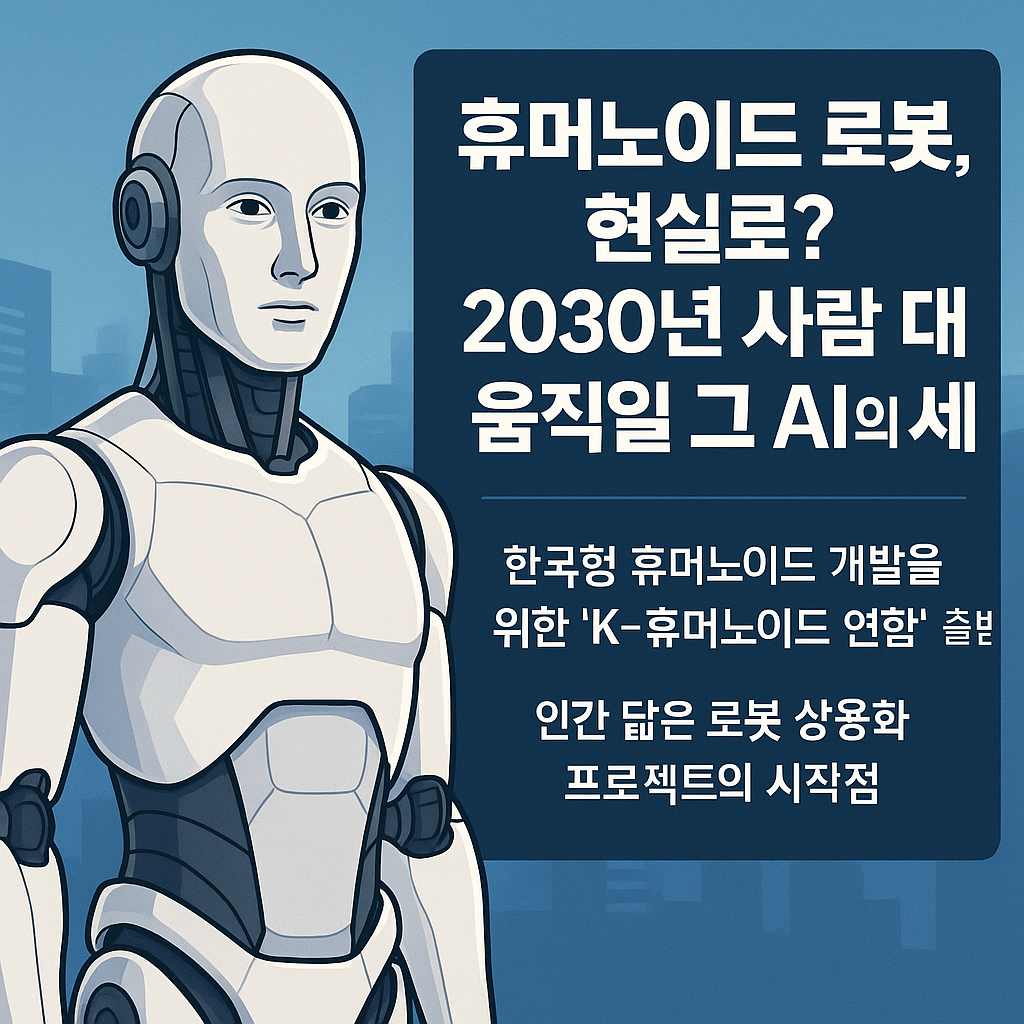 휴머노이드 로봇, 현실로? 2030년 사람 대신 움직일 그 AI의 세계
