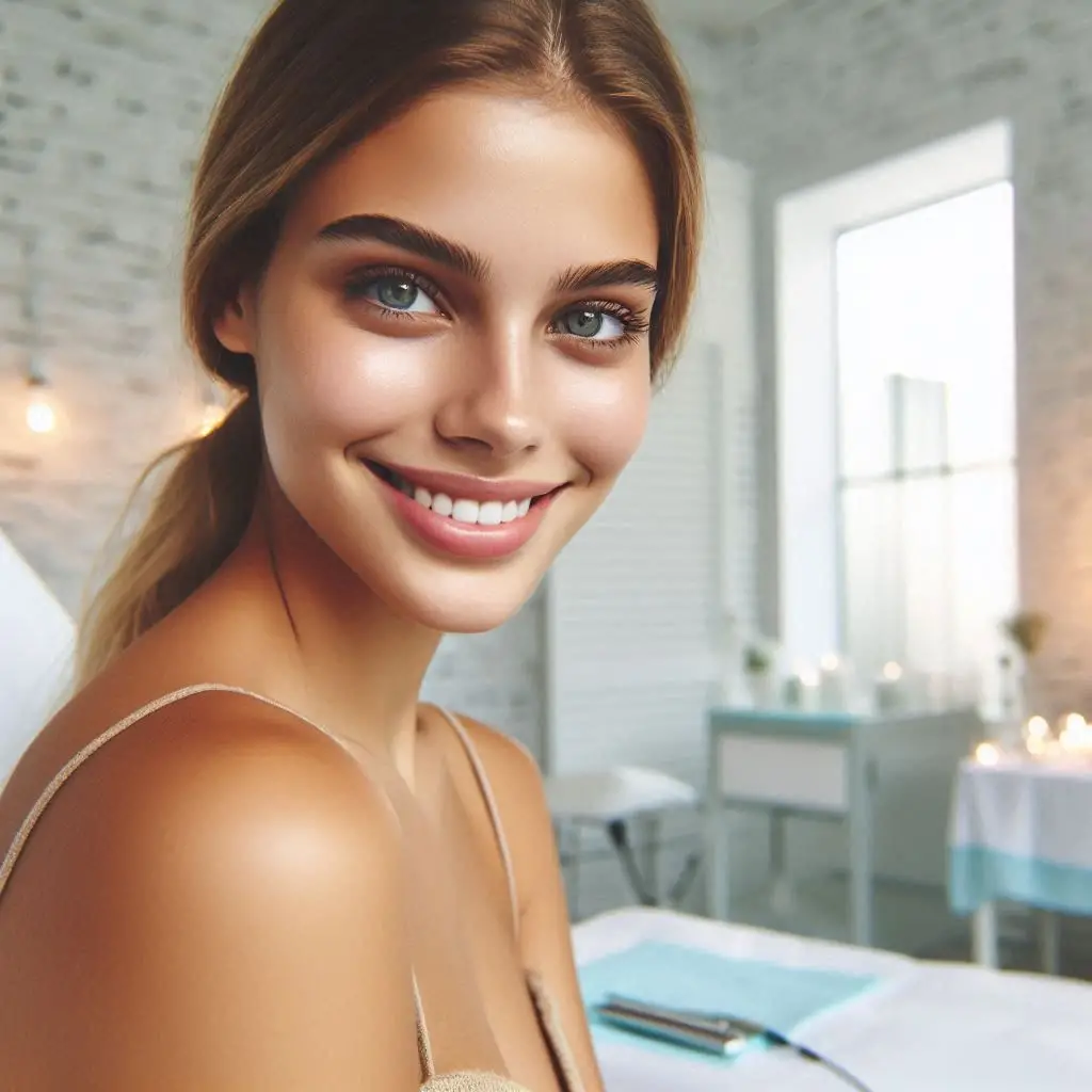 피부,체형관리 샵 배경