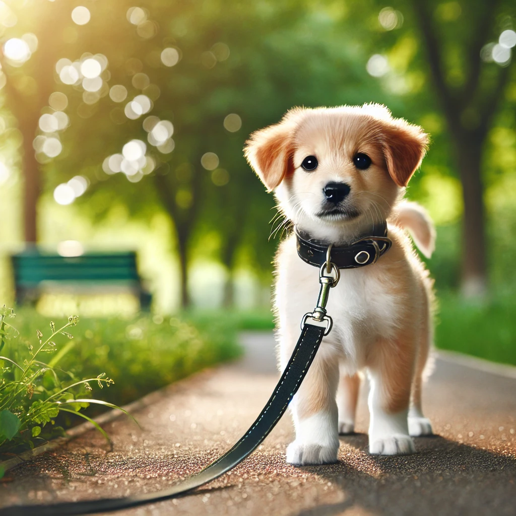 강아지 리드줄 교육