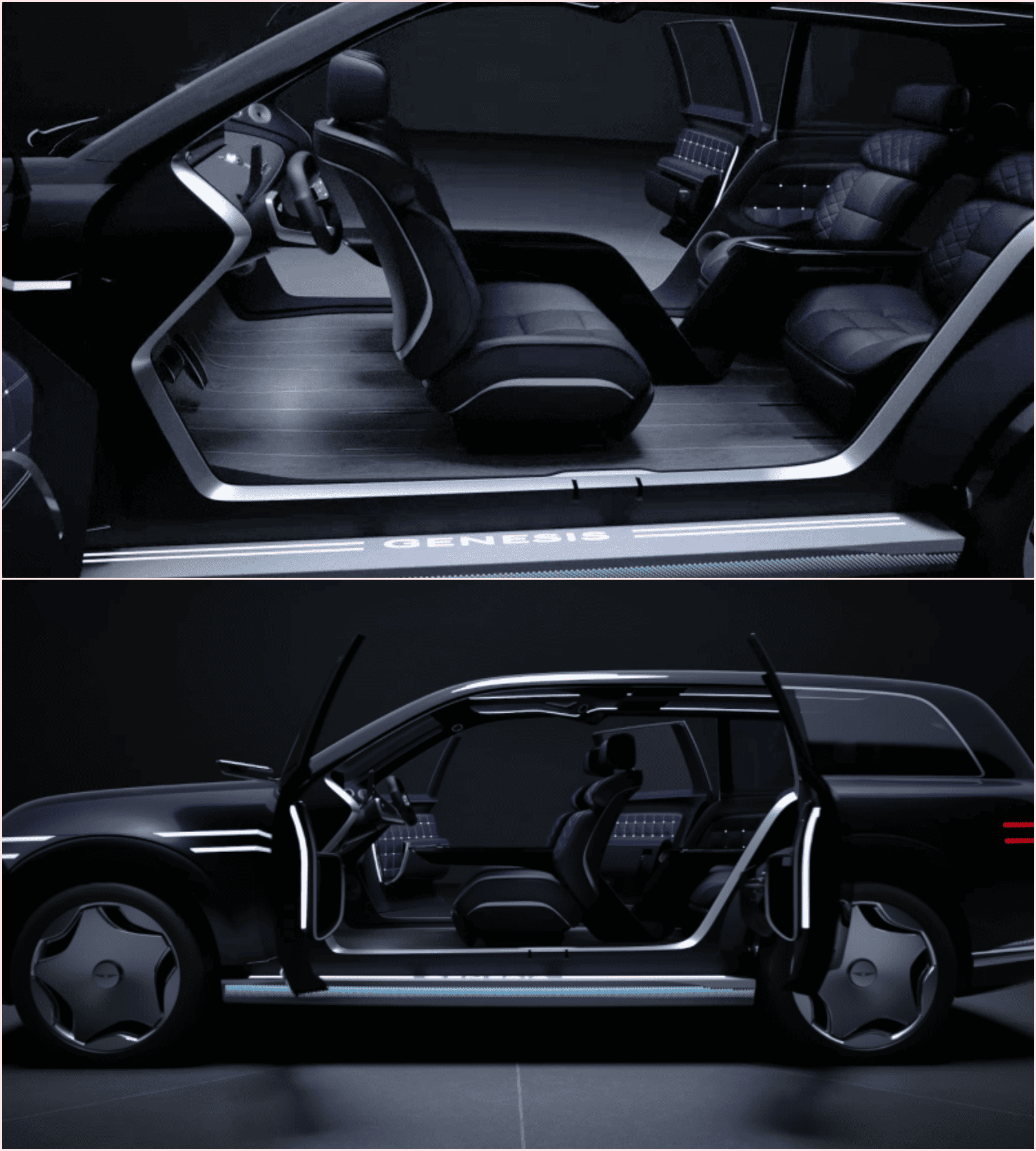 제네시스 neolun 콘셉트 코치 도어