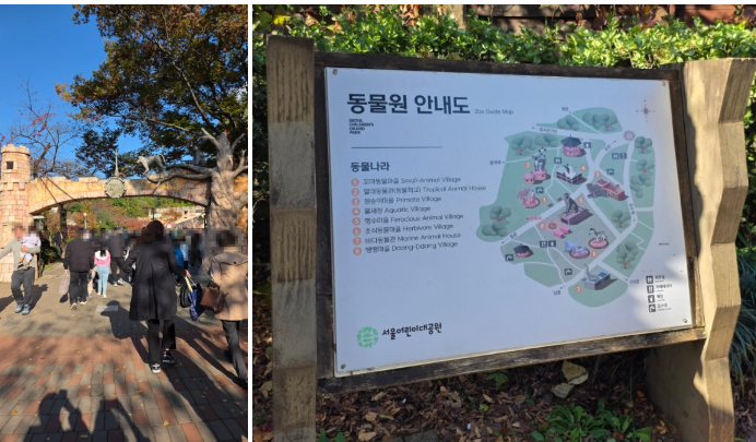 서울어린이대공원 동물원 가을 나들이 (무료입장/관람 코스)