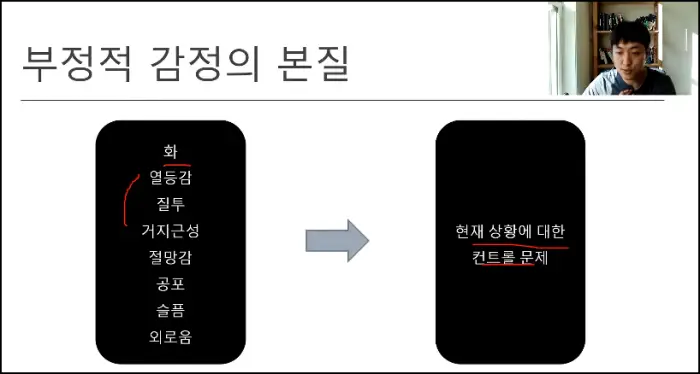 부정적 감정의 본질