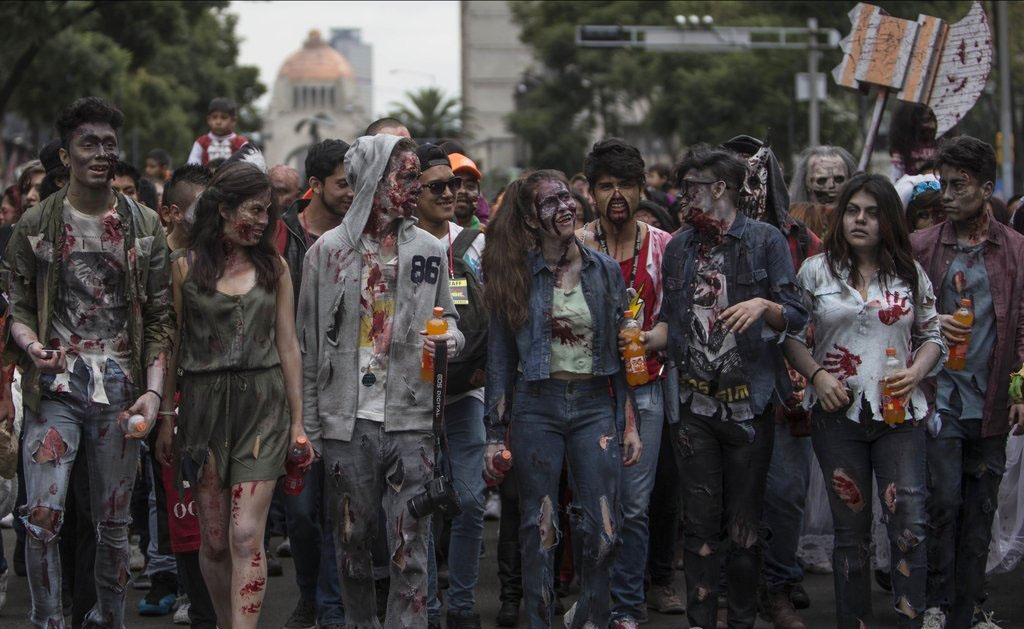 2025 할로윈 분장-AI 좀비 룩 -01