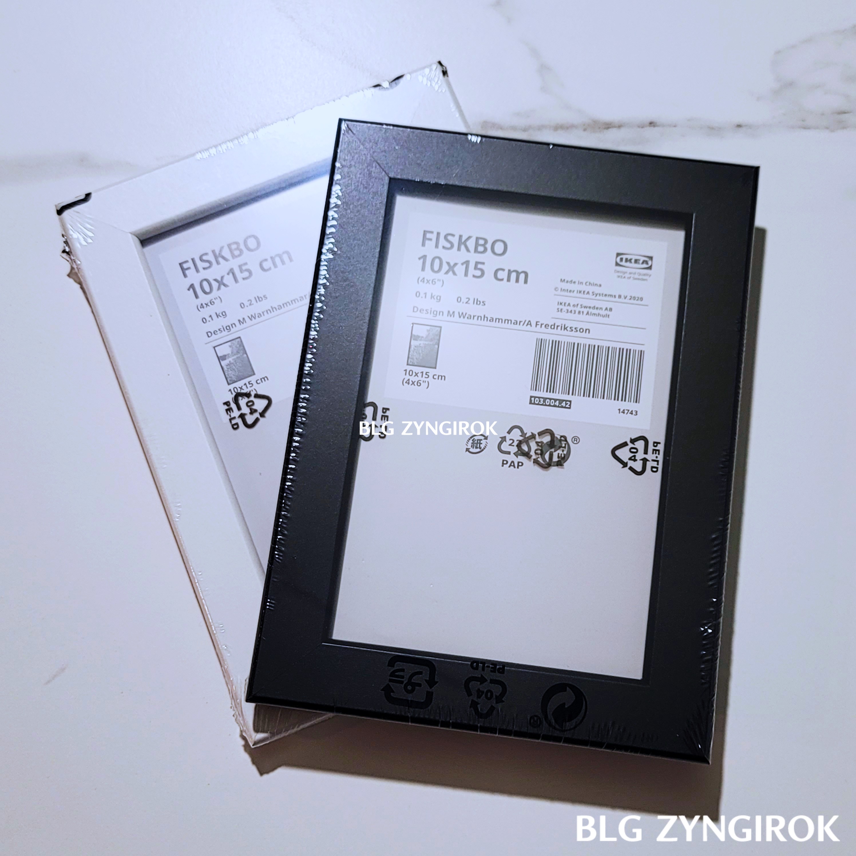 이케아-FISKBO-액자-두개가-포개져-놓여있다.