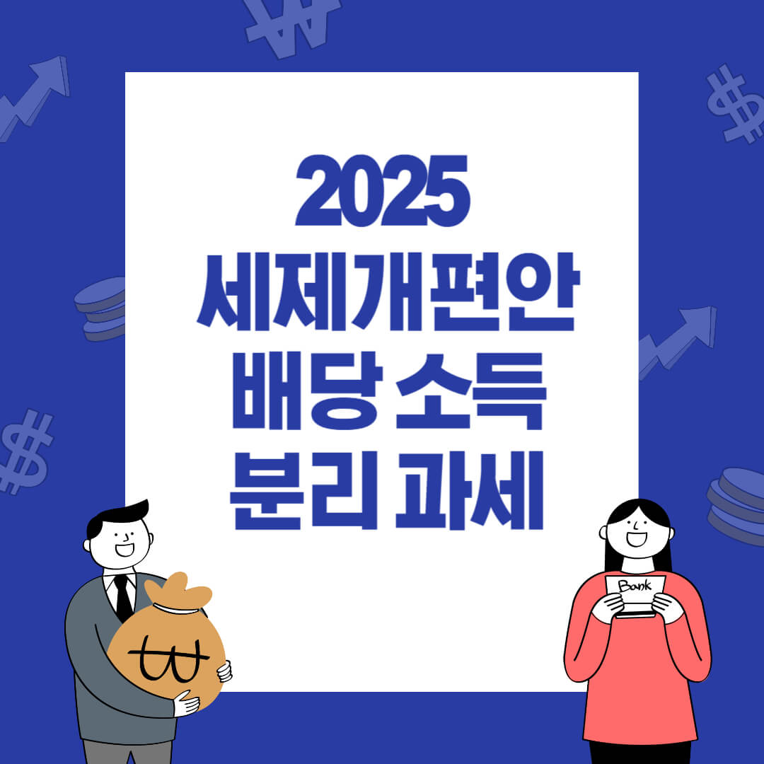 2025 세제 개편안 배당소득 분리과세
