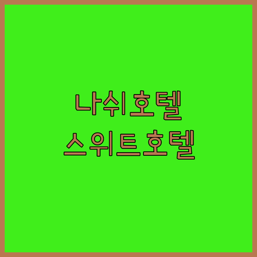 제네바 공항 근처 호텔 완벽 분석 나
