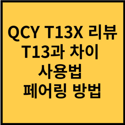QCY T13X