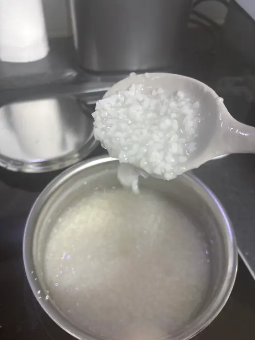 7개월초반 죽 입자감