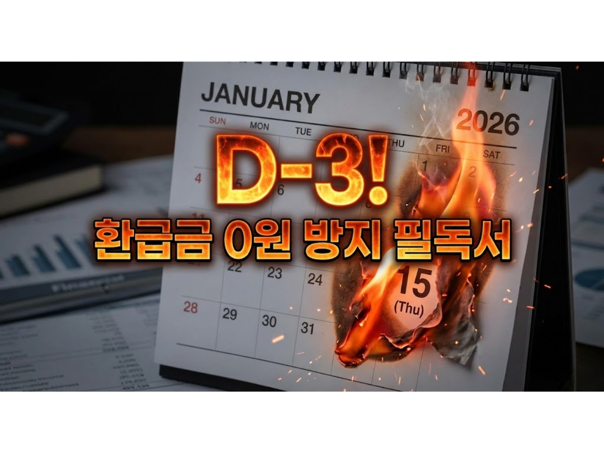 2026년 연말정산 간소화 서비스 오픈 D-3 최종 점검 리스트, 누락 없는 환급금 사수법