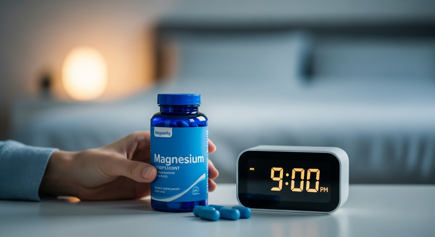 숙면 보장! 마그네슘 복용시간, 아침 vs 저녁 정답은?