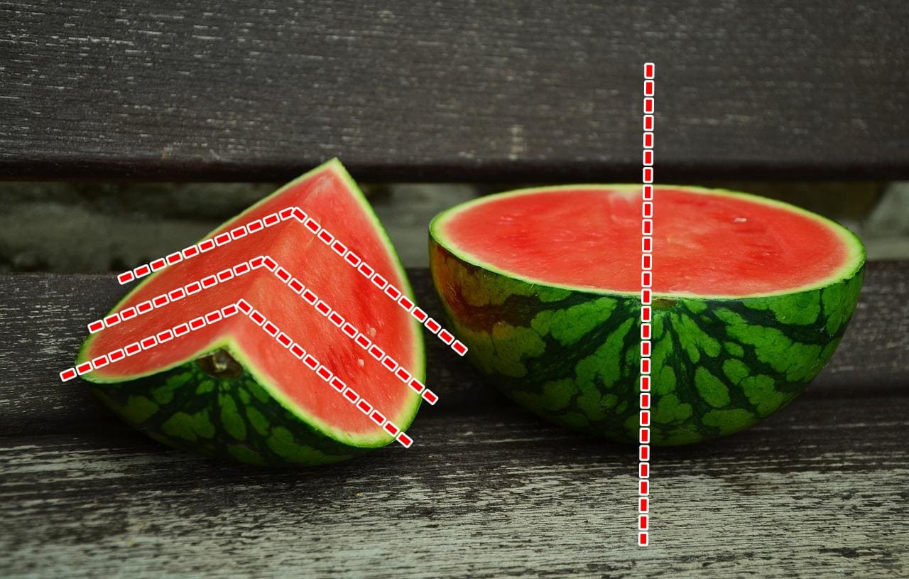 수박 자르는 법