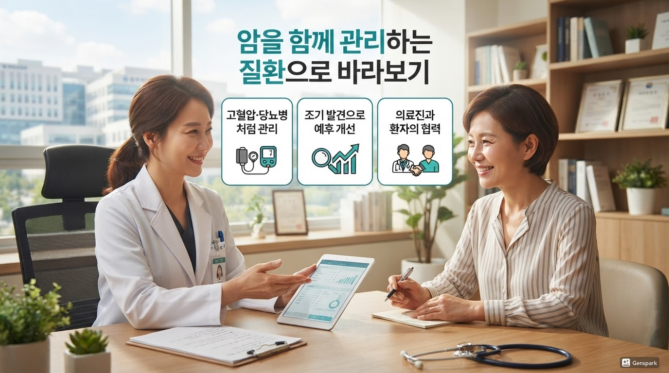 암을 함께 관리하는 질환으로 바라보기