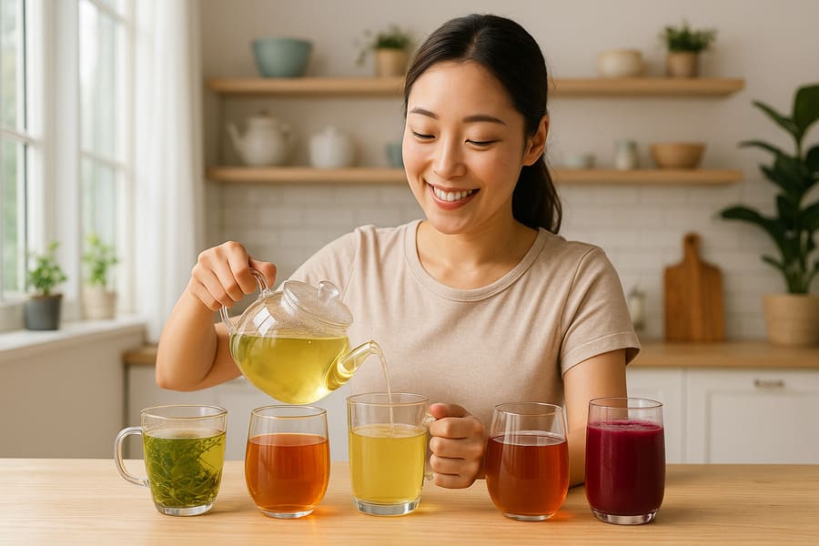 커피 대신 에너지 높이는 대체 음료 TOP 5: 카페인 없이 활력을 채우는 방법