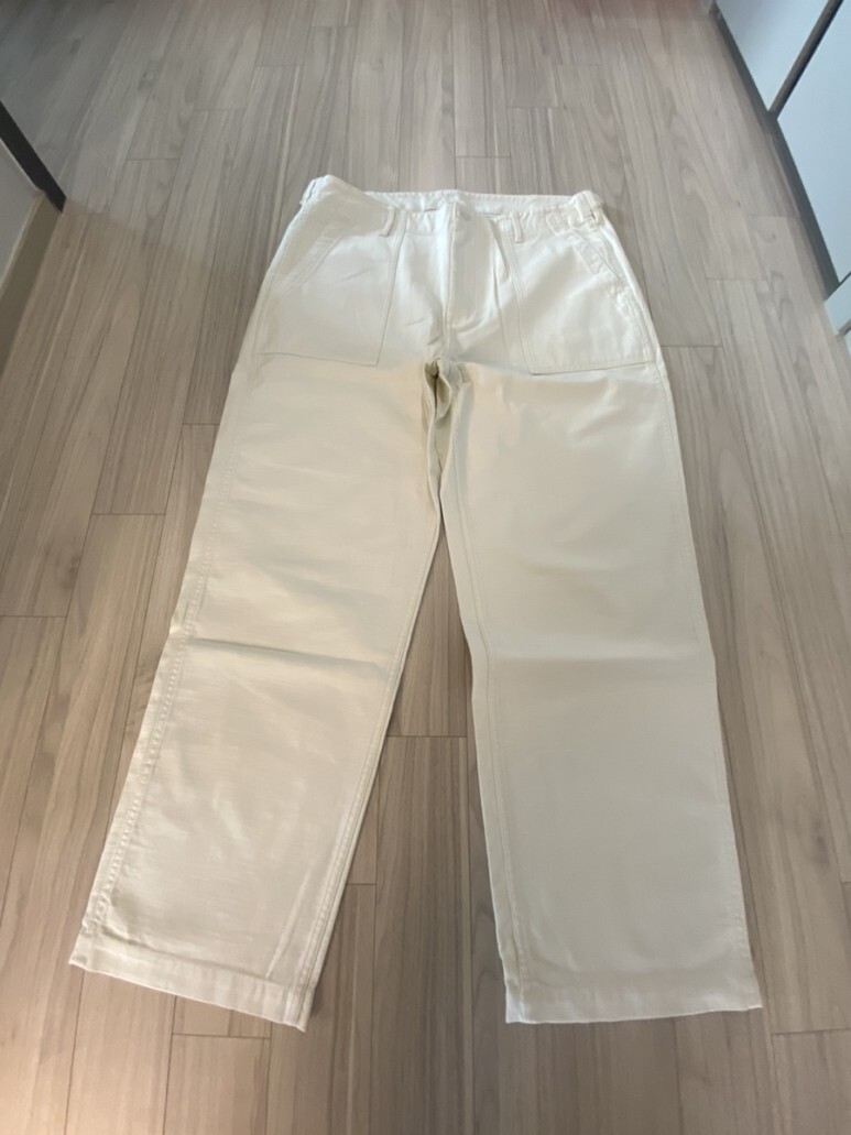 무신사 무신사스탠다드 무탠다드 레플리카 퍼티그 팬츠 [크림] 오어슬로우 퍼티그 팬츠