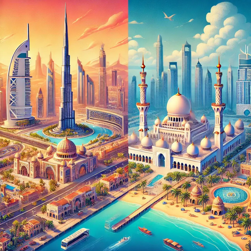 아랍에미리트 중심 도시