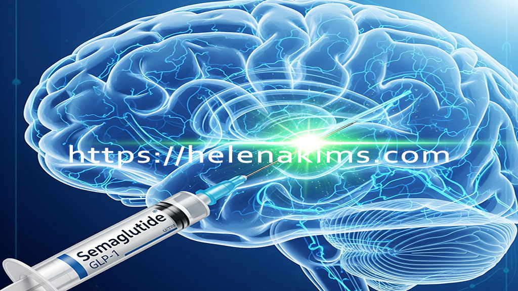 주사기와 뇌 이미지.