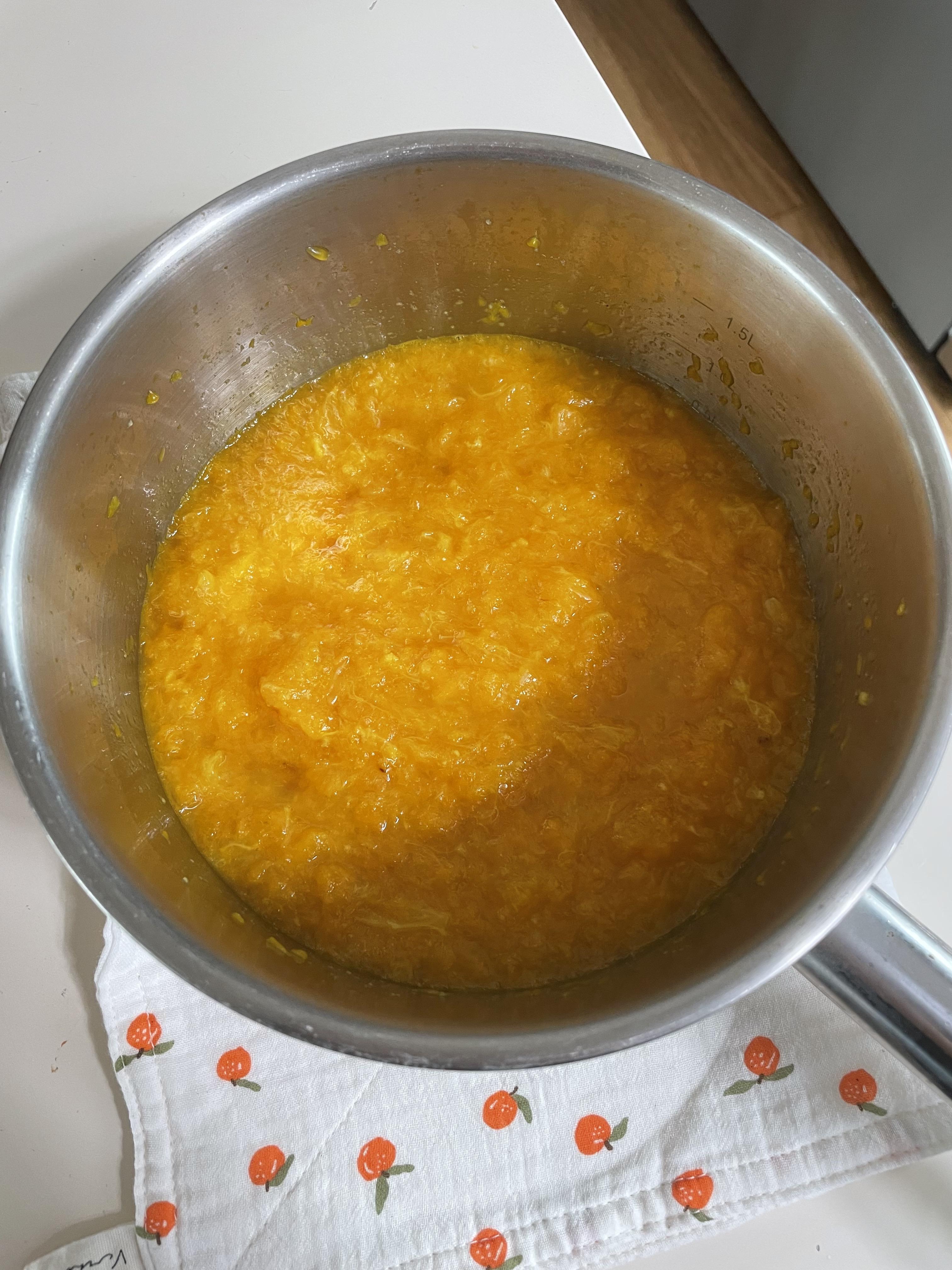 귤_설탕조림_콩포트