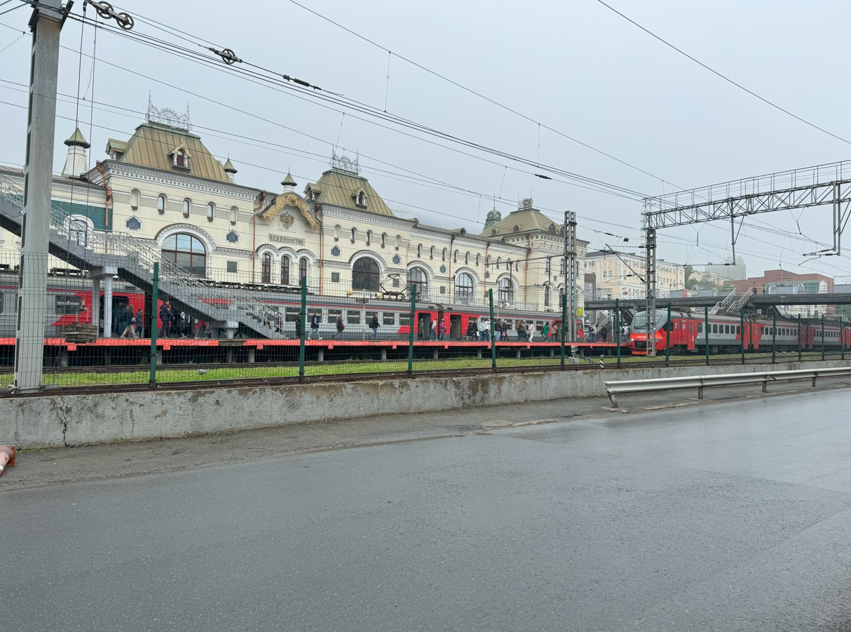 블라디보스토크 기차역 광경