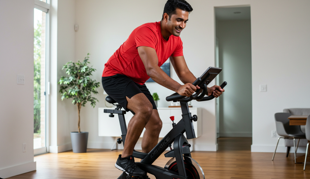 '실내 자전거 다이어트' 효과와 주의점