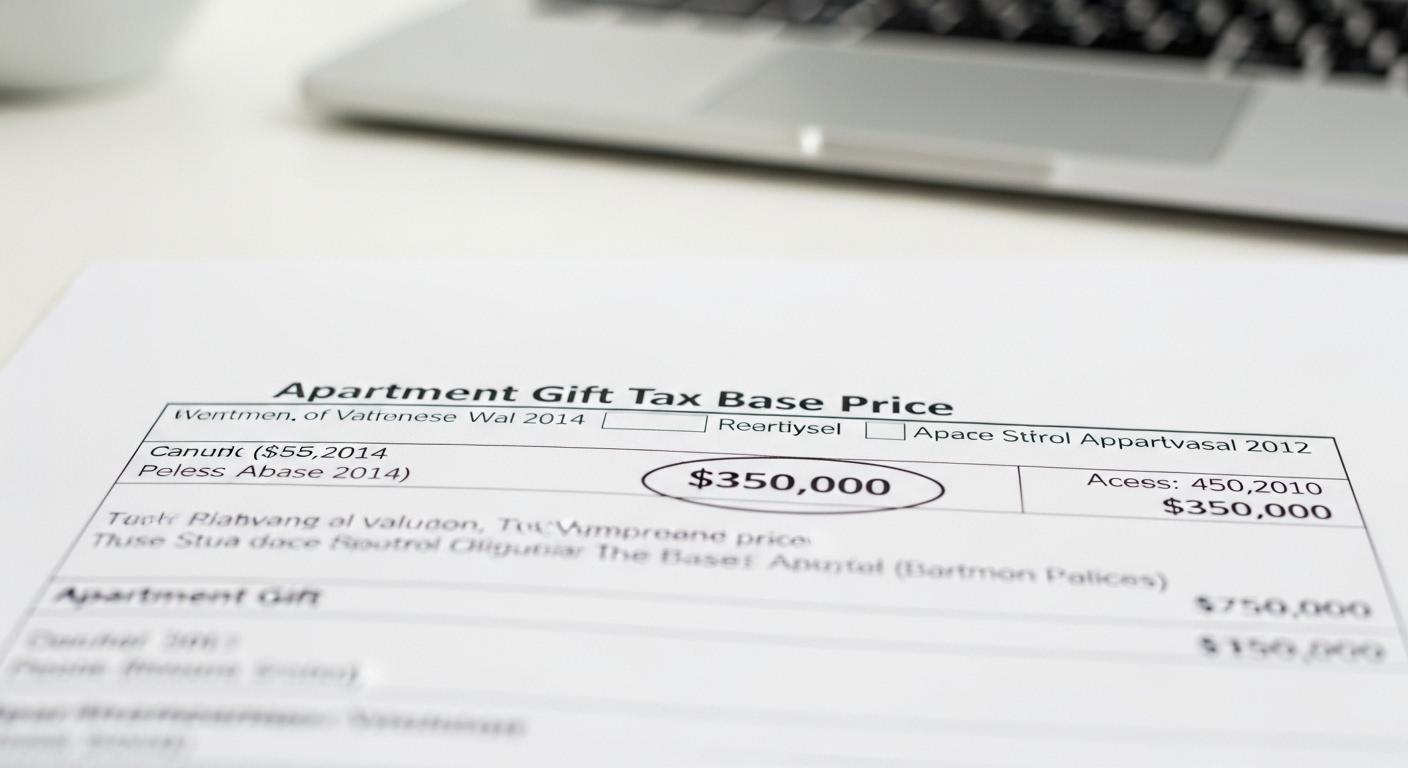 아파트 증여세 기준 가격
