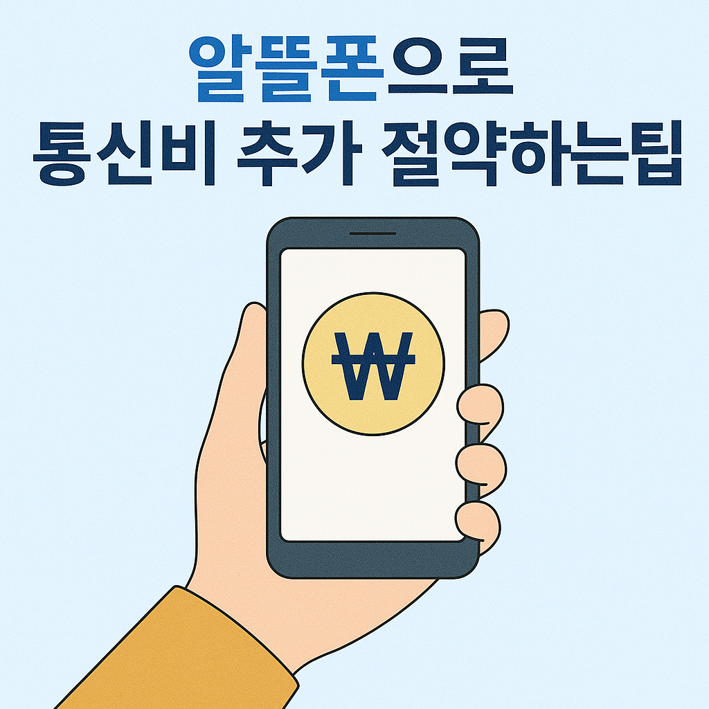 알뜰폰으로 통신비 추가 절약 하는 팁