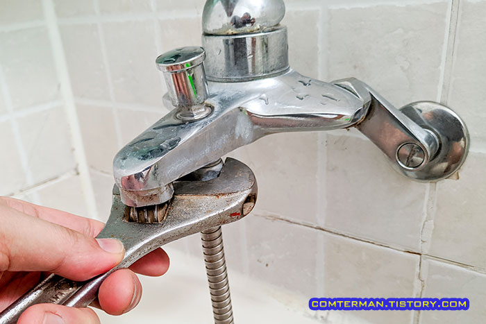 샤워 호스 분리