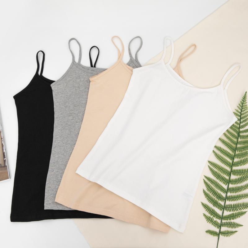 여성끈나시 3매세트 나시 민소매 슬리브리스 이너 티셔츠