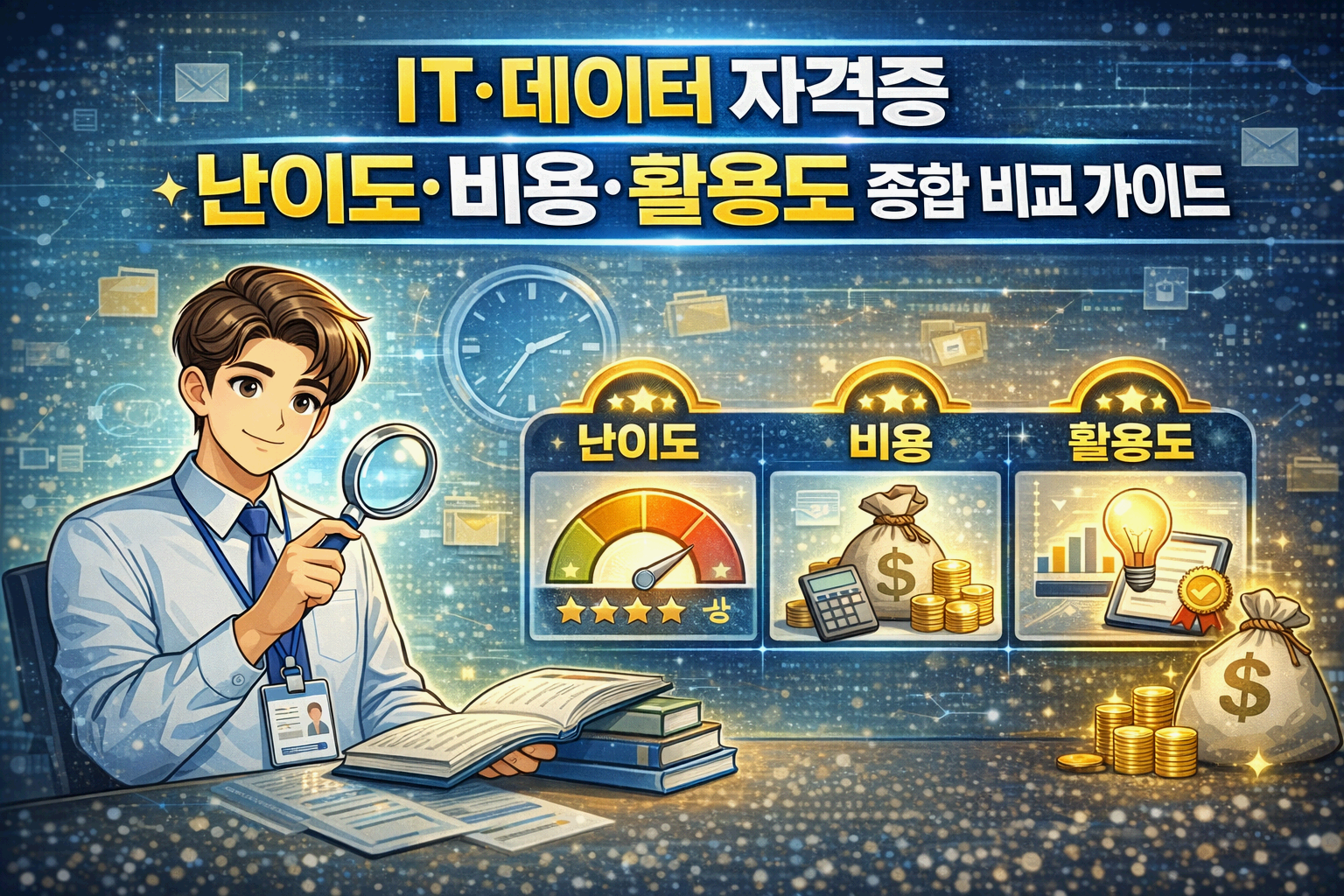 IT&middot;데이터 자격증 난이도&middot;비용&middot;활용도 종합 비교 가이드