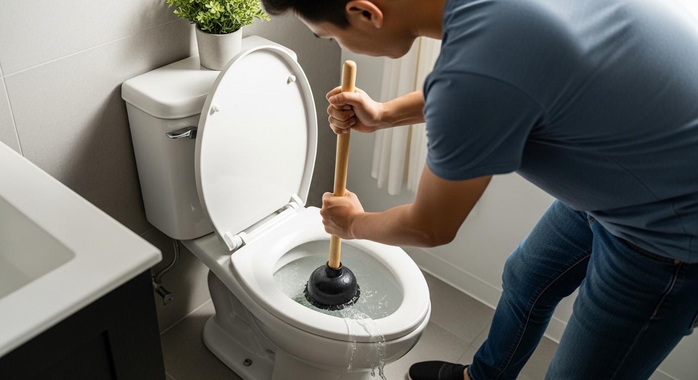 변기 뚫는 방법