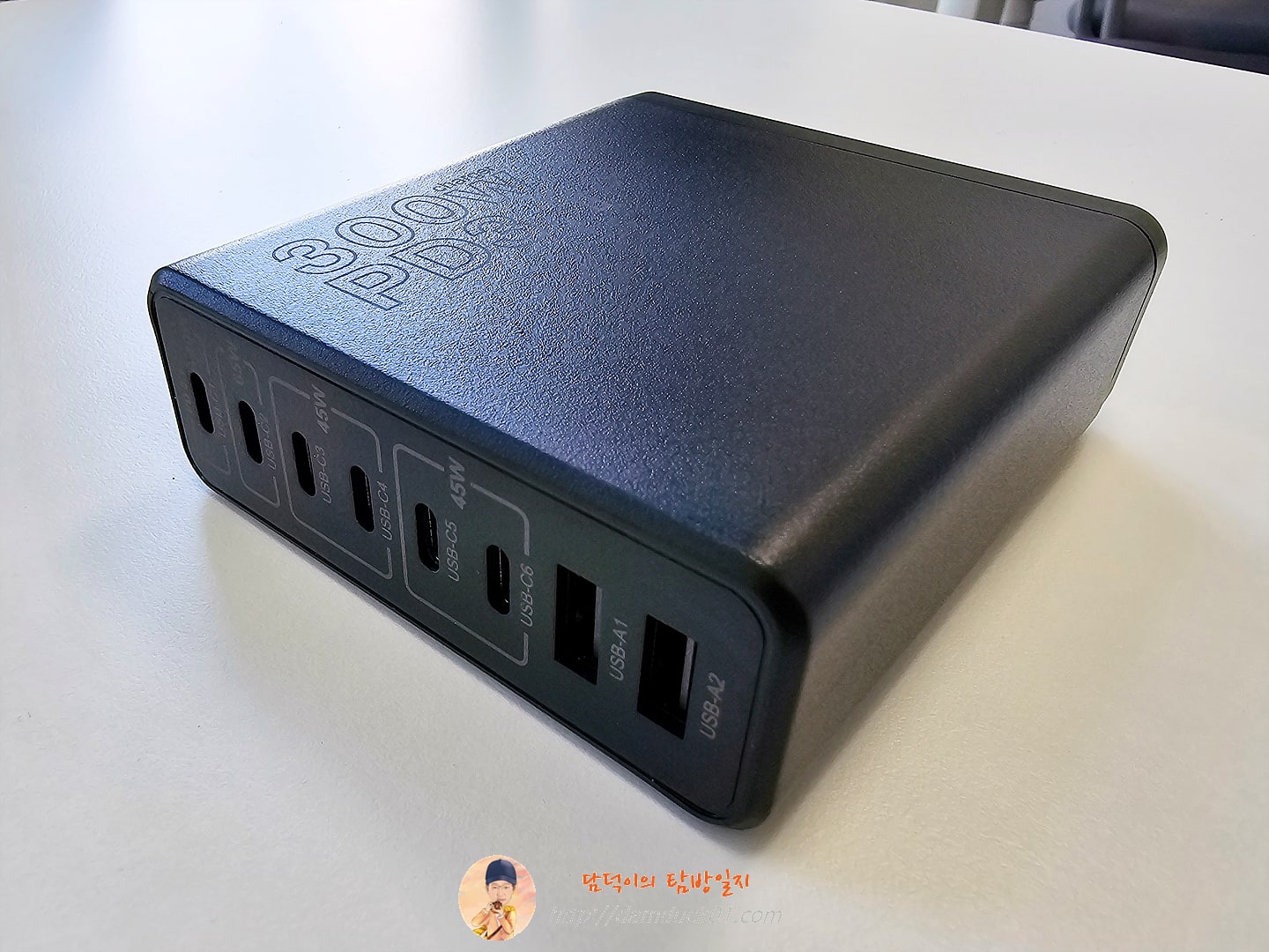 Ubigbuy 300W USB C 급속 충전기 다중 포트 GaN 140W PD 3.1 충전소 PPS 100W 45W MacBook Pro M2 iPhone 15 14 Samsung Galaxy용