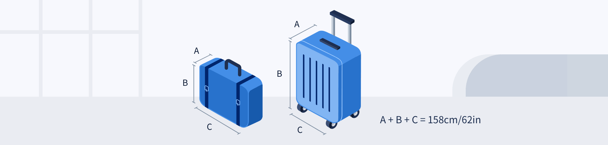 위탁수화물 크기 기준