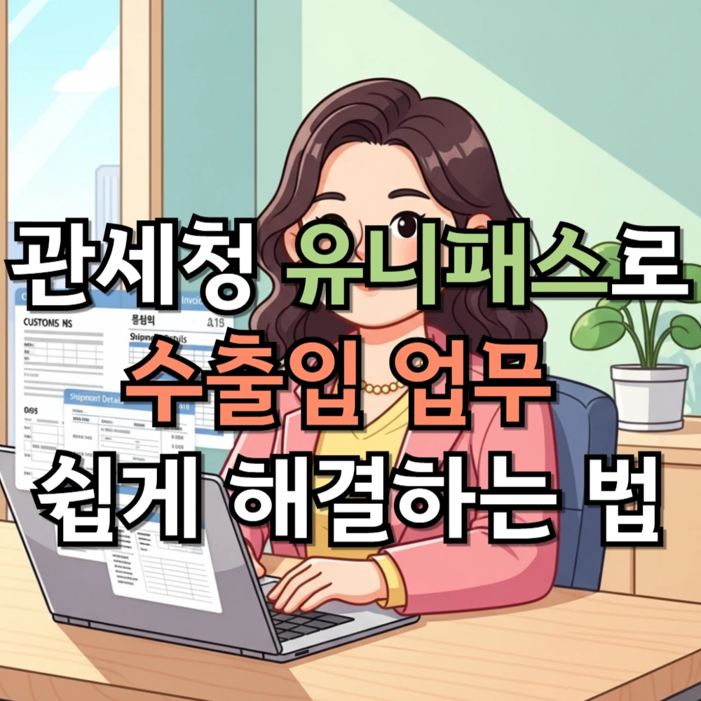 관세청 유니패스로 수출입 업무 쉽게 해결하는 법
