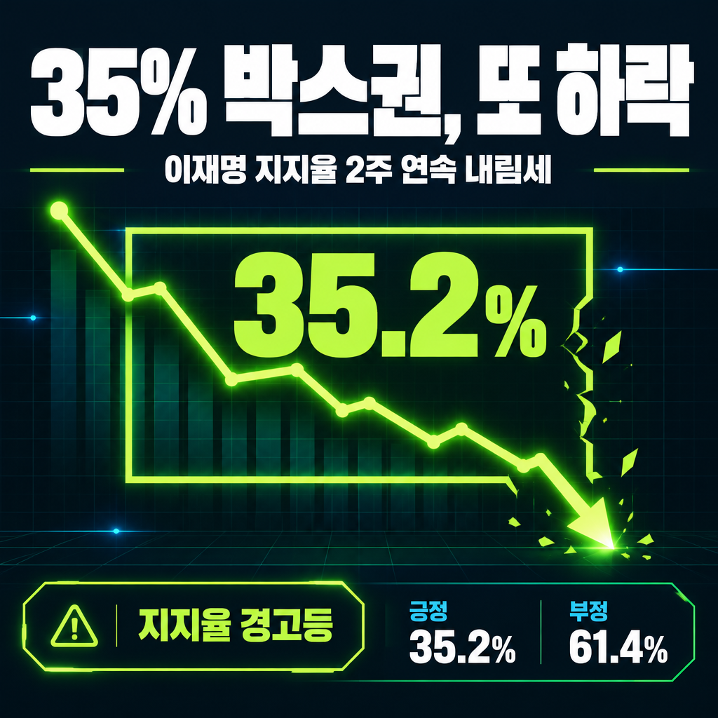 35% 박스권, 또 하락