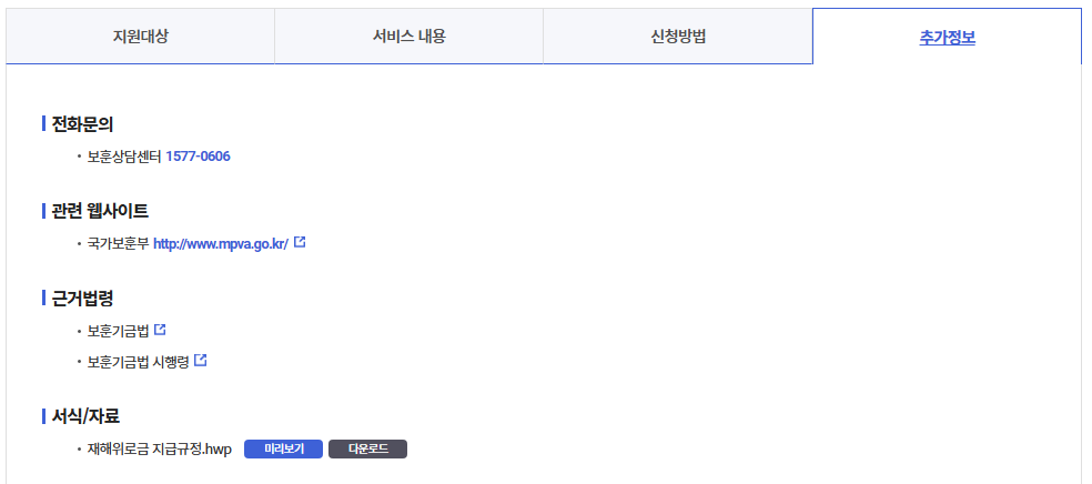 재해위로금지급