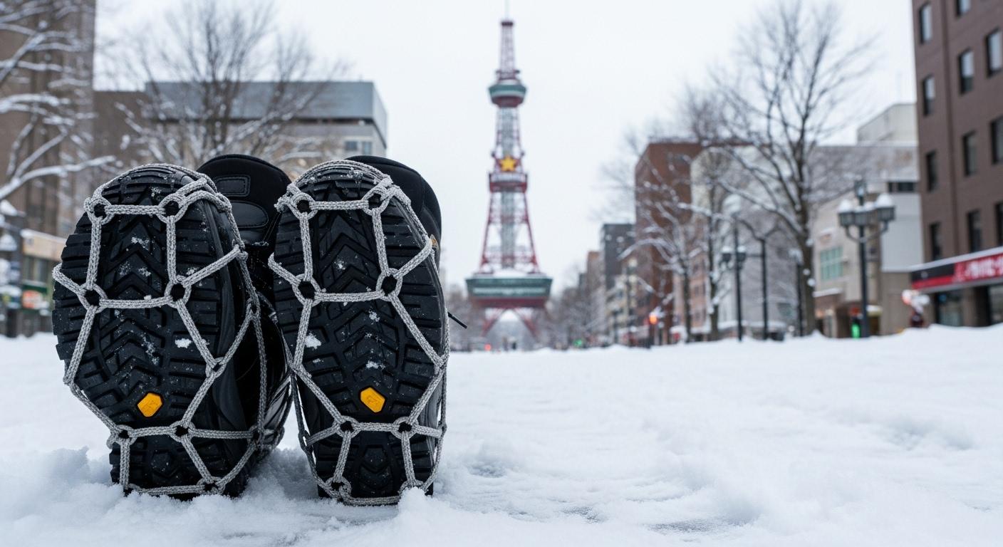 겨울 삿포로 여행 신발