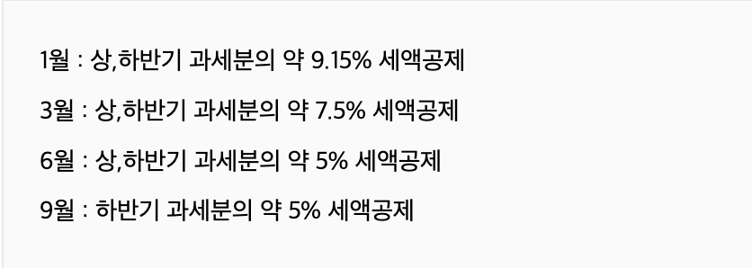 자동차세금-납부-연납시-세금감면