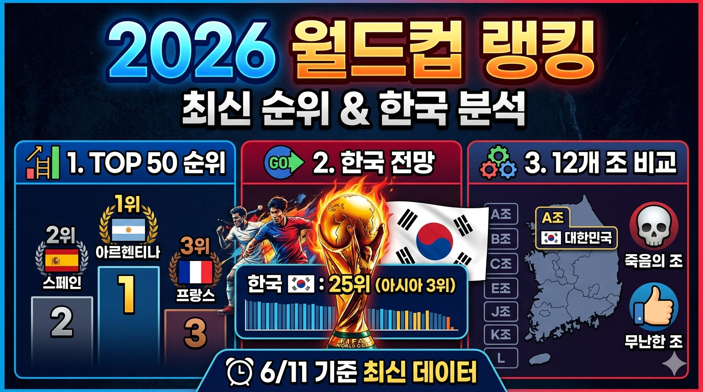 2026 월드컵 조편성 결과: 한국 A조 일정 및 48개국 전체 명단 정리 관련사진