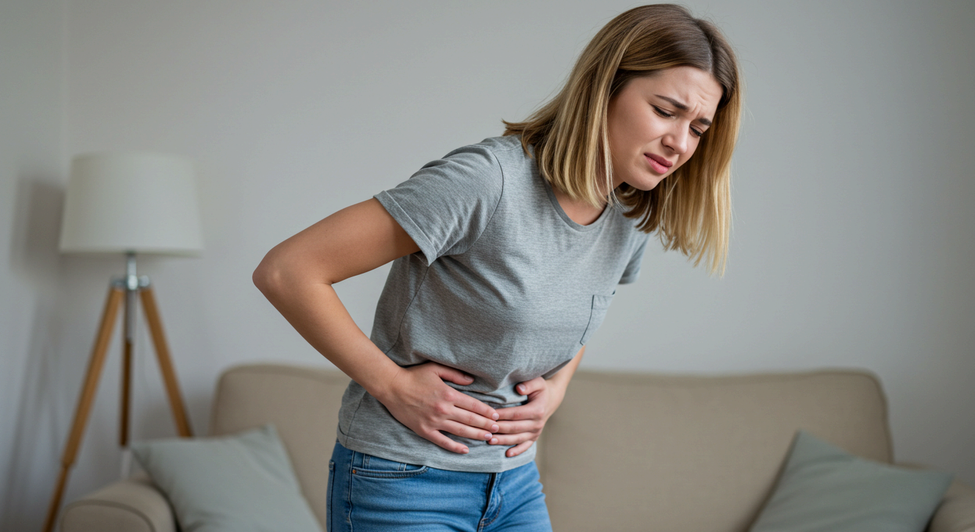 배란통은 오른쪽 아랫배 통증의 대표 원인 중 하나예요.