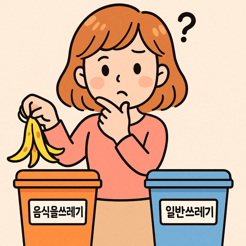 바나나 껍질 분리수거 방법 정리