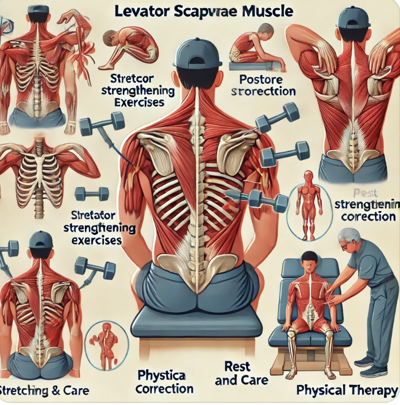 견갑거근: 기능, 문제점 및 관리 방법