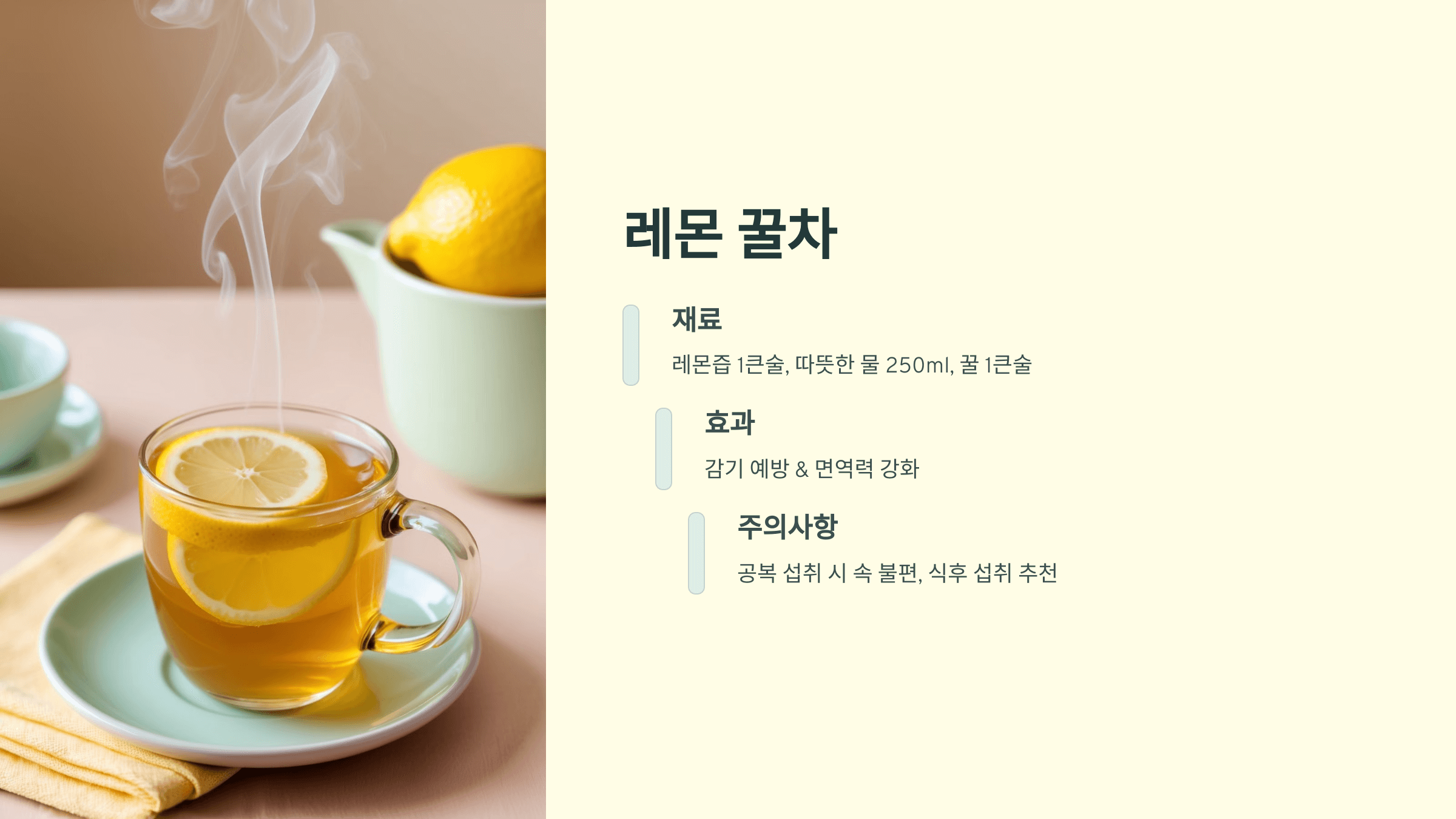 레몬즙 사진입니다.